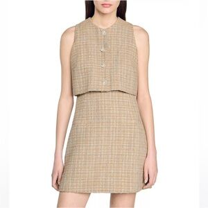 Sandro Penelope Tweed Dress